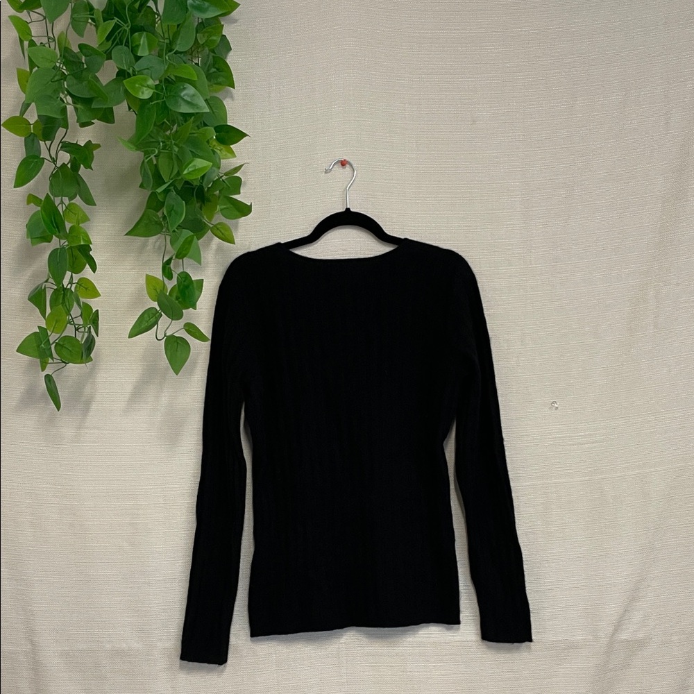 NAADAM Black Long Sleeve Top - Picture 2 of 6